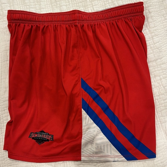 Under Armour Pants - Women’s Under Armour Athletic Shorts | All America Lacrosse | Red Blue | XL